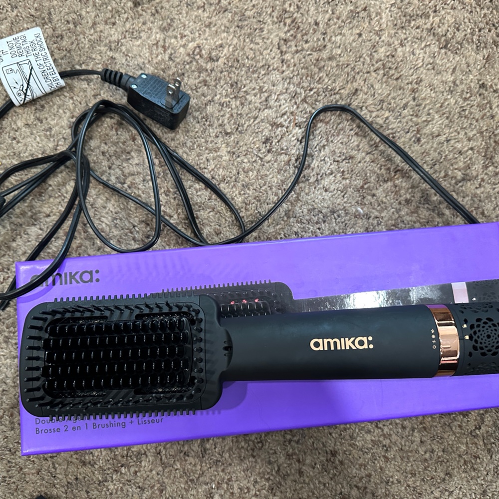 Amika double agent 2in1 brush